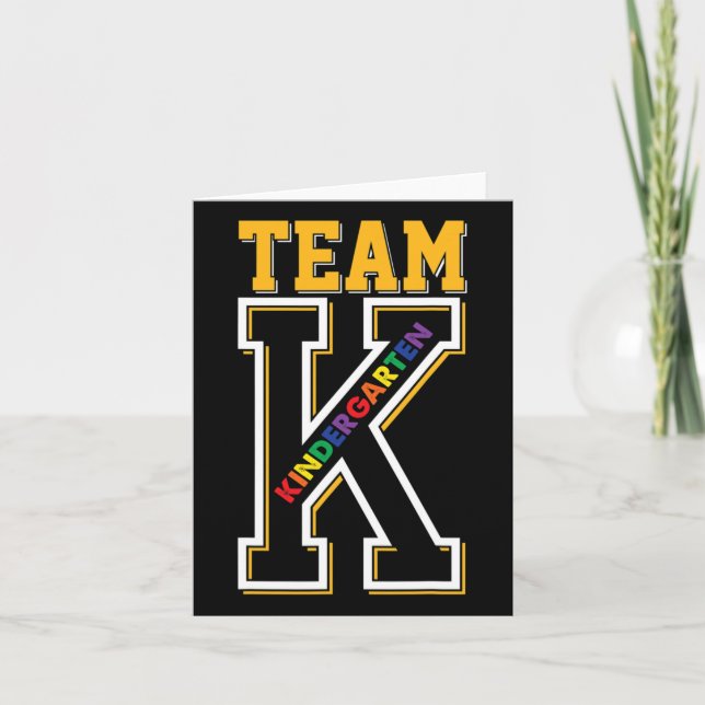 Cartão Professor Do Jardim Infantil De Volta Às Empresas  (Frente)