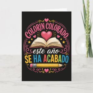 Cartão Professor Engraçado Colorin Colorado Este Ano Se H
