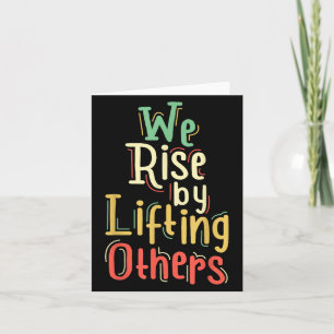 Cartão Professora Da Moda Do Crescimento Que Levantamos L