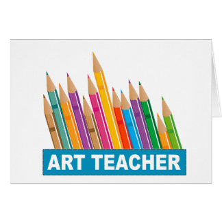 Cartão Professora de Arte