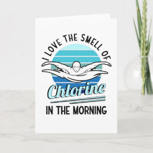 Cartão Professora do Clube de Nadação de Piscinas de Clor