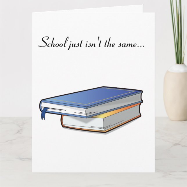 Cartão Professora ganha carta grande de classe em breve (Frente)