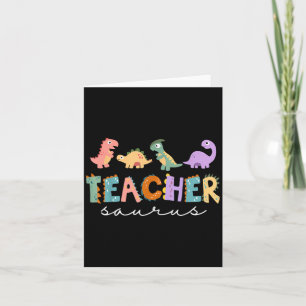 Cartão Professoras Dinossauro Professora Teachersaurus Re