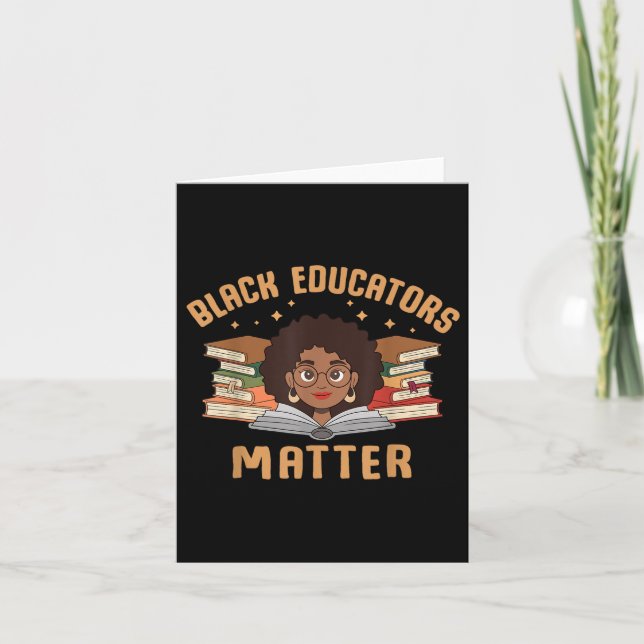 Cartão Professores de História Africanos de Educação Negr (Frente)