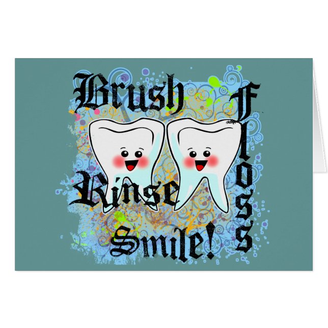 Cartão Profissionais dentais dos dentistas (Frente Horizontal)