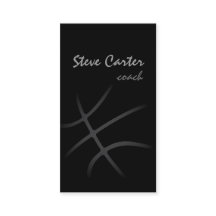 Cartão profissional do treinador de