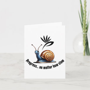 Cartão Progresso... não como o adesivo lento