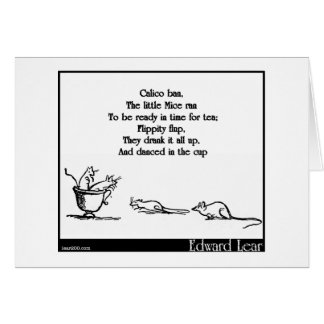 Cartão Proibição da chita