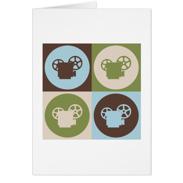 Cartão Projeção do pop art (Frente)