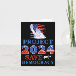 Cartão Projeto 2024 Salva a Nossa Democracia