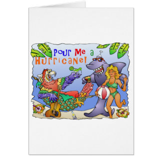 Cartão Projeto colorido do partido da praia