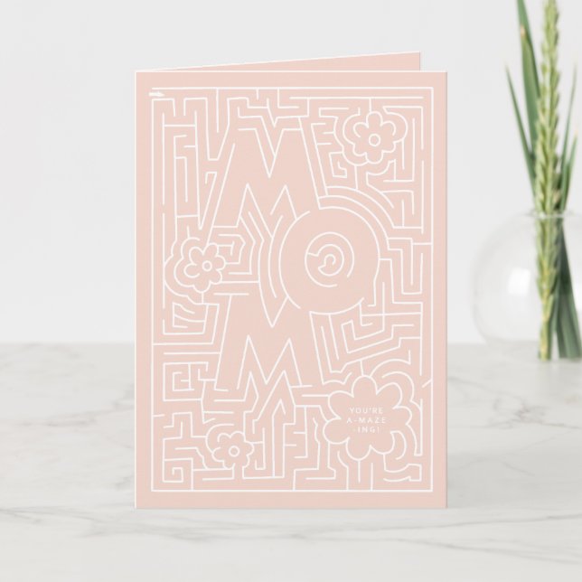 Cartão Projeto Dia das Mães A-Maze-ing (Frente)