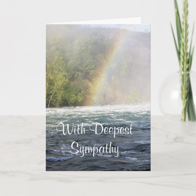 Cartão Promessa abaixo da barragem personalizar qualquer  (Frente)