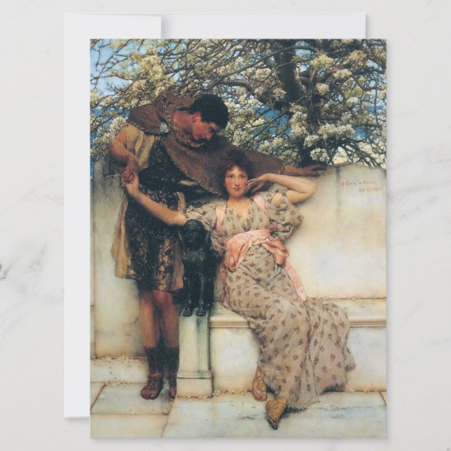 Cartão Promessa de Primavera (Namorado e Namorada) (Frente)