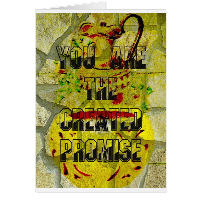 Cartão Promessa do ouro: O Script do Ouro do Destino (Frente)