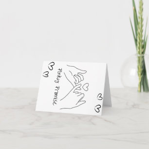 Cartão Promessa Pinky