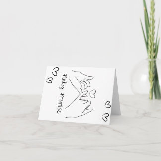 Cartão Promessa Pinky