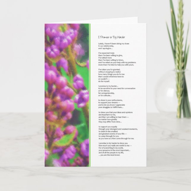 Cartão Prometo Tentar Mais...Relações (Frente)