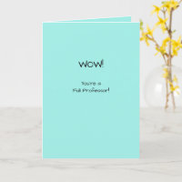 Promoção de Parabéns de Professor de cheio em Clas