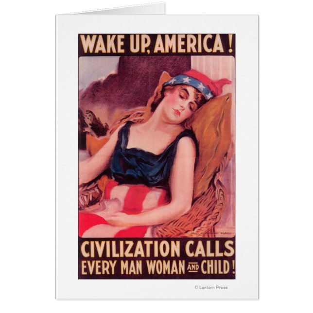 Cartão Promocional da Segunda Guerra dos Estados Unidos (Frente)