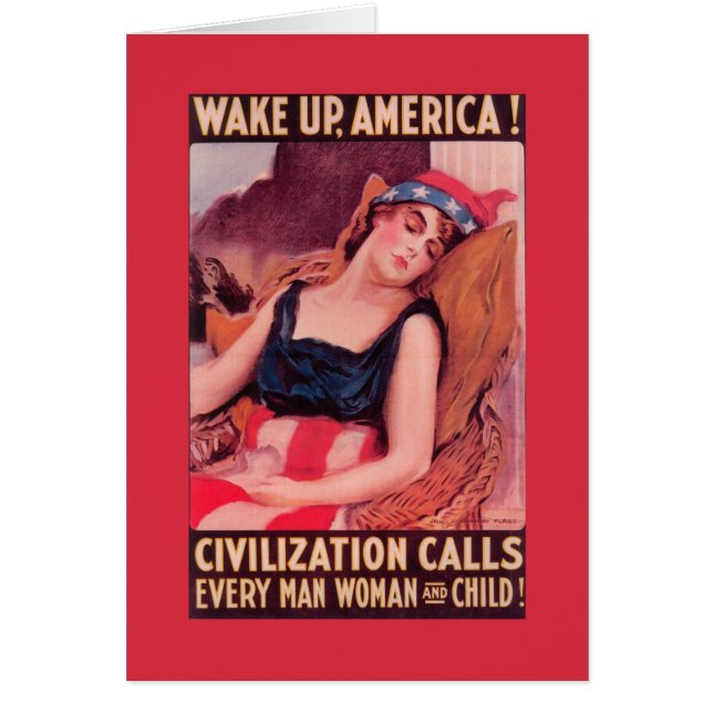 Cartão Promocional da Segunda Guerra dos Estados Unidos (Frente)