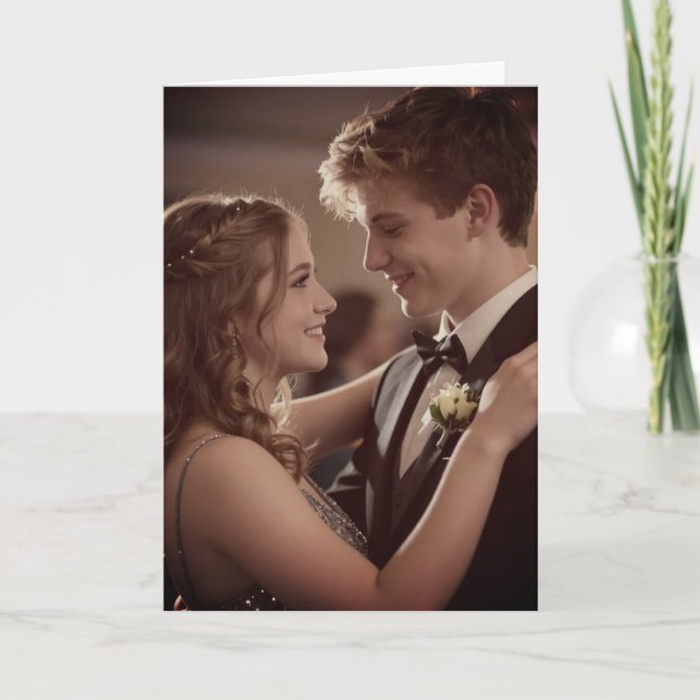 Cartão Promposal | Prom Invite Photo (Frente)