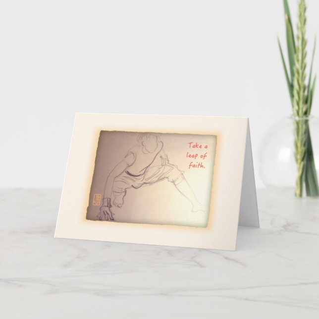 Cartão Pronto para o encorajamento de Primavera (Frente)