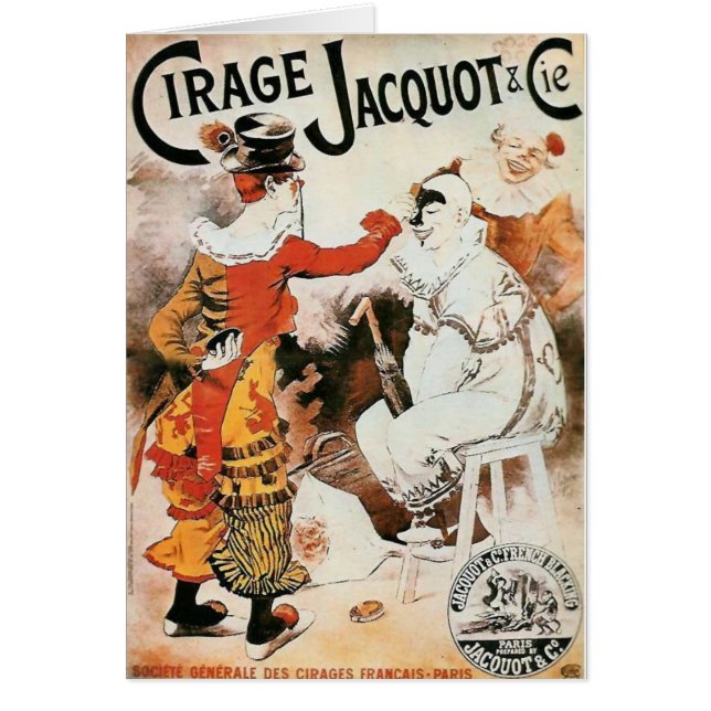 Cartão Propaganda de circo (Frente)