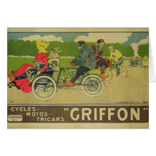 Cartão Propaganda de poster