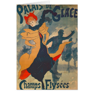 Cartão Propaganda de poster o Palais de Glace