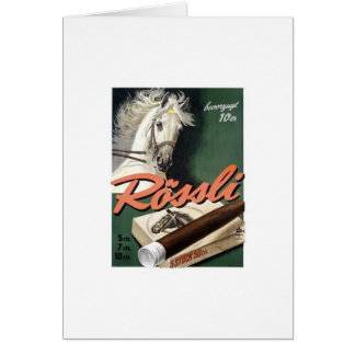 Cartão Propaganda do vintage