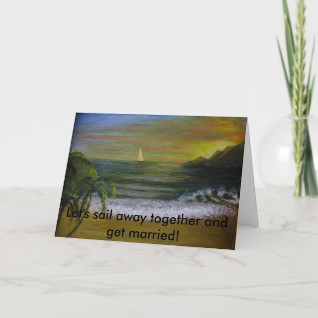 Cartão Proposta de casamento (Frente)