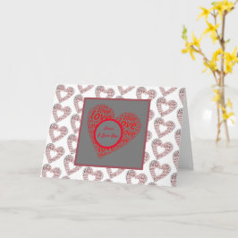 Cartão Proposta de Casamento Coração