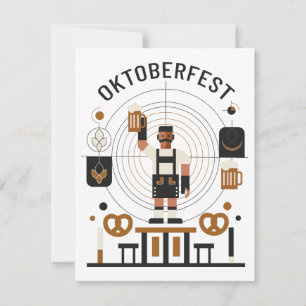 Cartão Prost! Saúde para Oktoberfest!