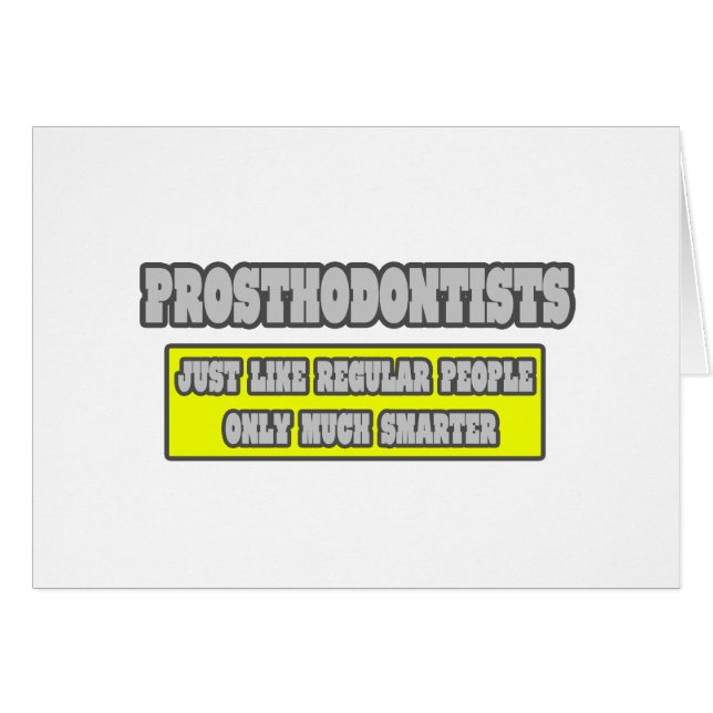 Cartão Prosthodontistas... muito mais inteligentes (Frente Horizontal)