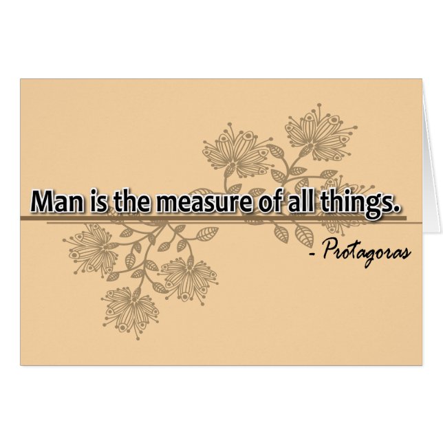 Cartão Protagoras (Frente horizontal)