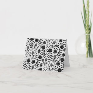 Cartão Protea Floral Block Impressão Millefleur aniversár