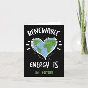 Cartão Proteção Ambiental - A Energia Renovável É T...