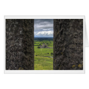 Cartão Protegendo a abadia