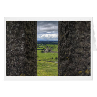 Cartão Protegendo a abadia