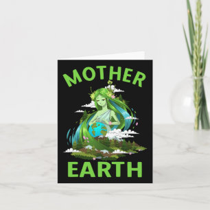 Cartão Proteger o Dia da Terra Mãe