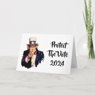 Cartão Proteger o Voto 2024 Card