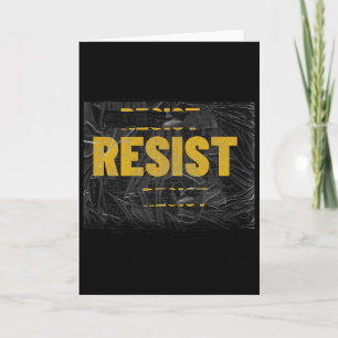 Cartão Protesto Anti Político Resistir Trump Protesto Tru