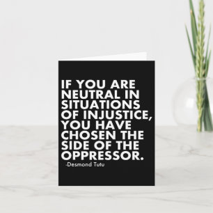 Cartão Protesto Anti-Trump