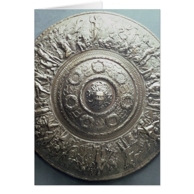 Cartão Protetor com a cabeça do Medusa, 1552 (Frente)