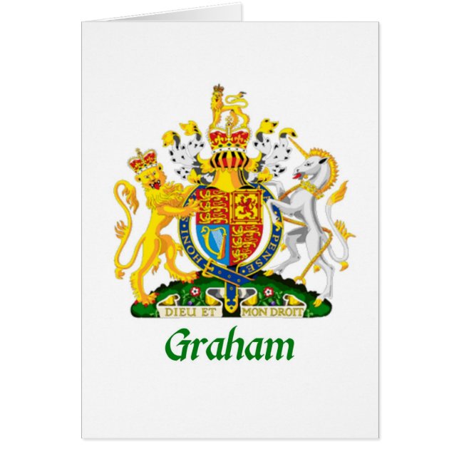 Cartão Protetor de Graham de Grâ Bretanha (Frente)
