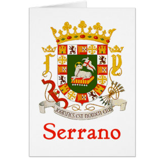 Cartão Protetor de Serrano de Puerto Rico