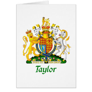 Cartão Protetor de Taylor de Grâ Bretanha