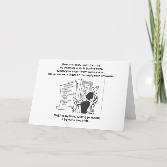 Cartão Proud Empty Nester Card (Frente)