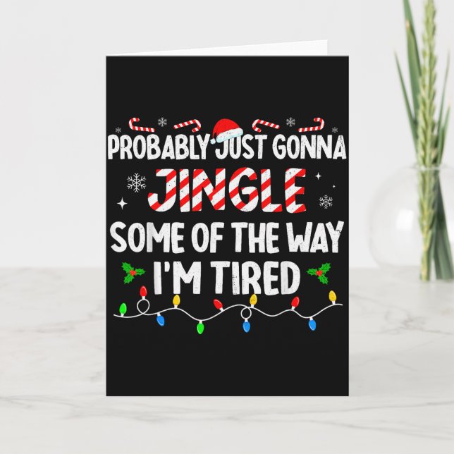 Cartão Provavelmente Vai Só Tilintar Um Pouco Pelo Caminh (Frente)